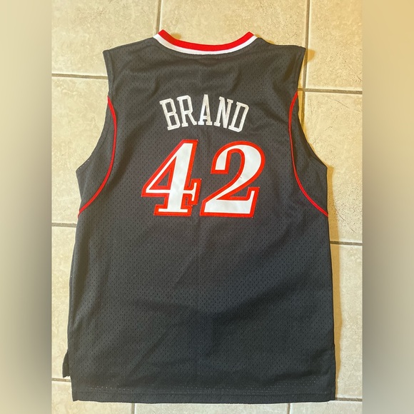 Vintage YOUTH 14-16 LARGE Adidas Sixers Jersey ELTON BRAND - Picture 6 of 6